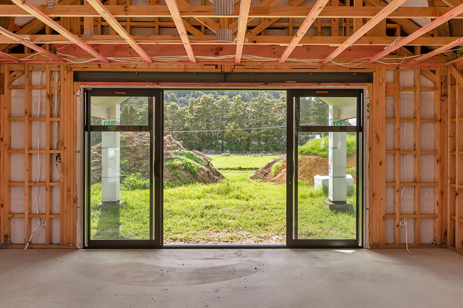 new build internal door framing from Breckon Builders Whangarei